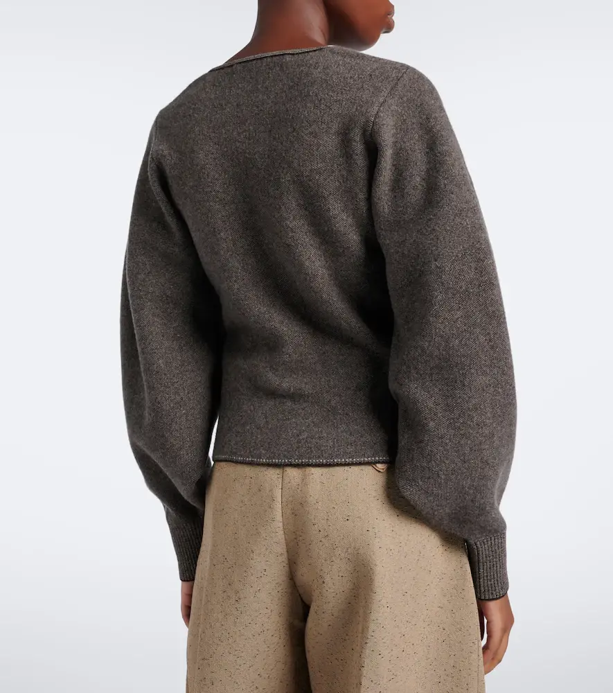 Jacquemus Tempo wool and cashmere cardigan | Thumbnail 2 Jacquemus Tempo wool and cashmere cardigan | Thumbnail 2