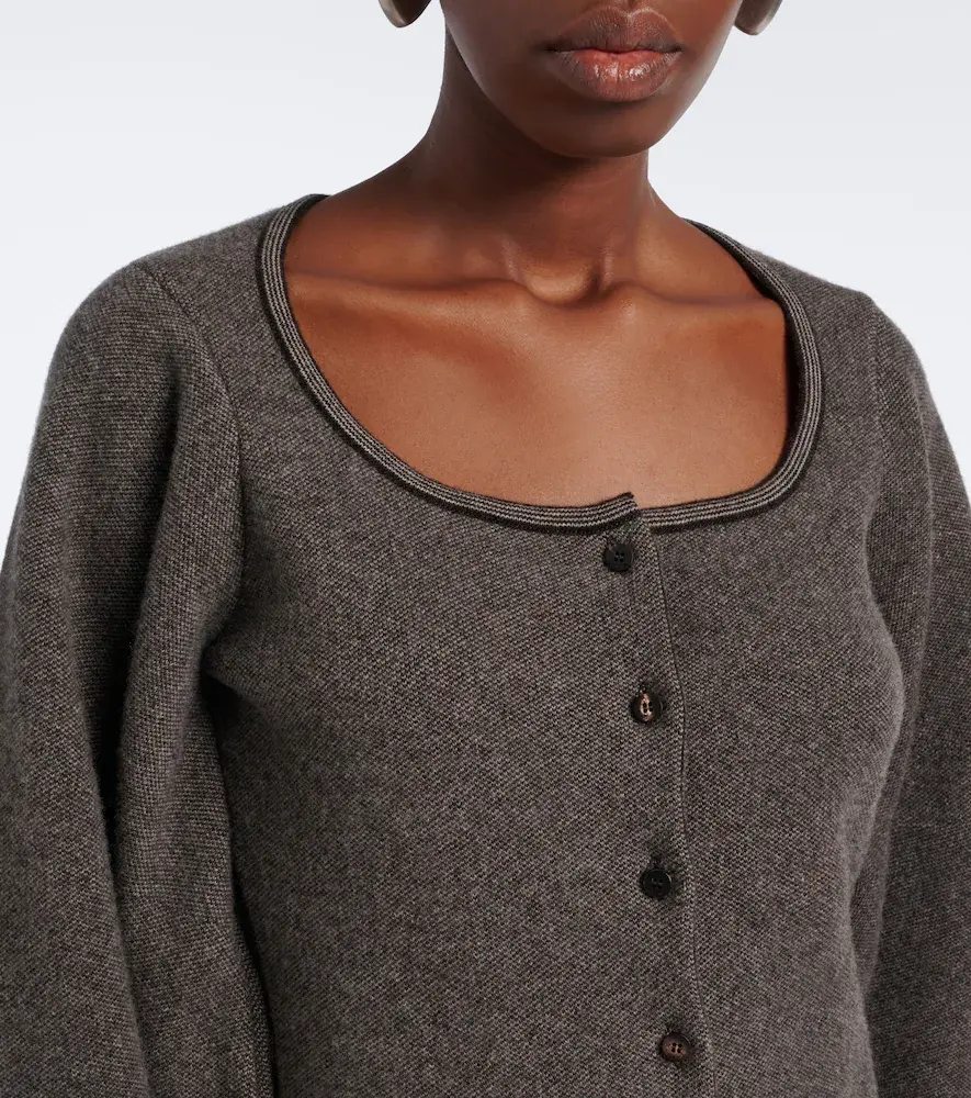 Jacquemus Tempo wool and cashmere cardigan | Thumbnail 3 Jacquemus Tempo wool and cashmere cardigan | Thumbnail 3
