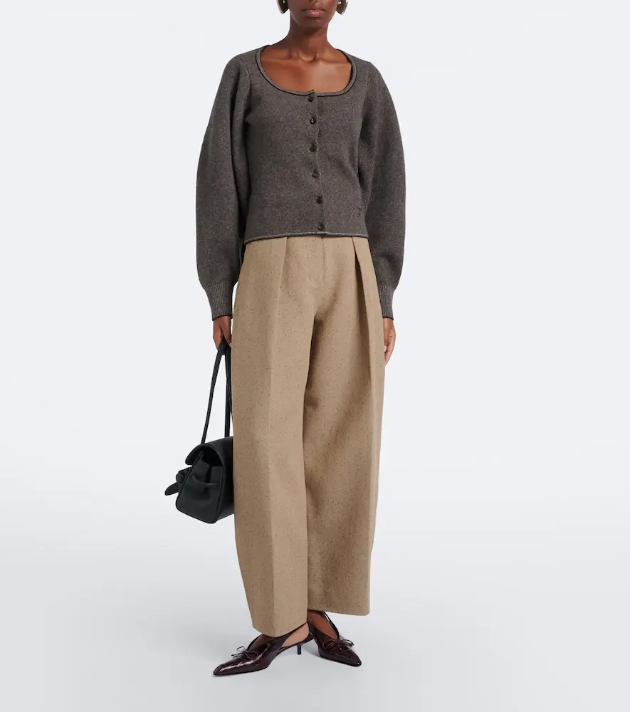 Jacquemus Tempo wool and cashmere cardigan | Thumbnail 4 Jacquemus Tempo wool and cashmere cardigan | Thumbnail 4