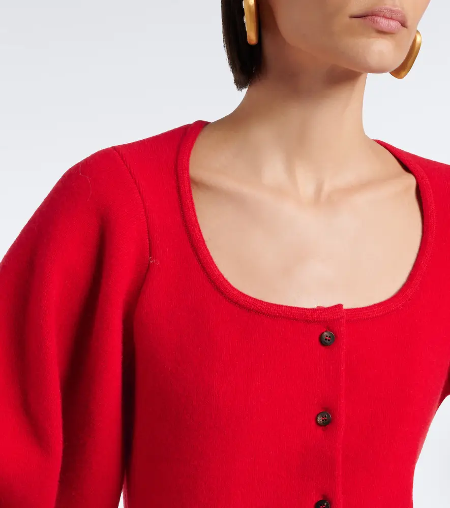Jacquemus Tempo wool and cashmere cardigan | Thumbnail 6
