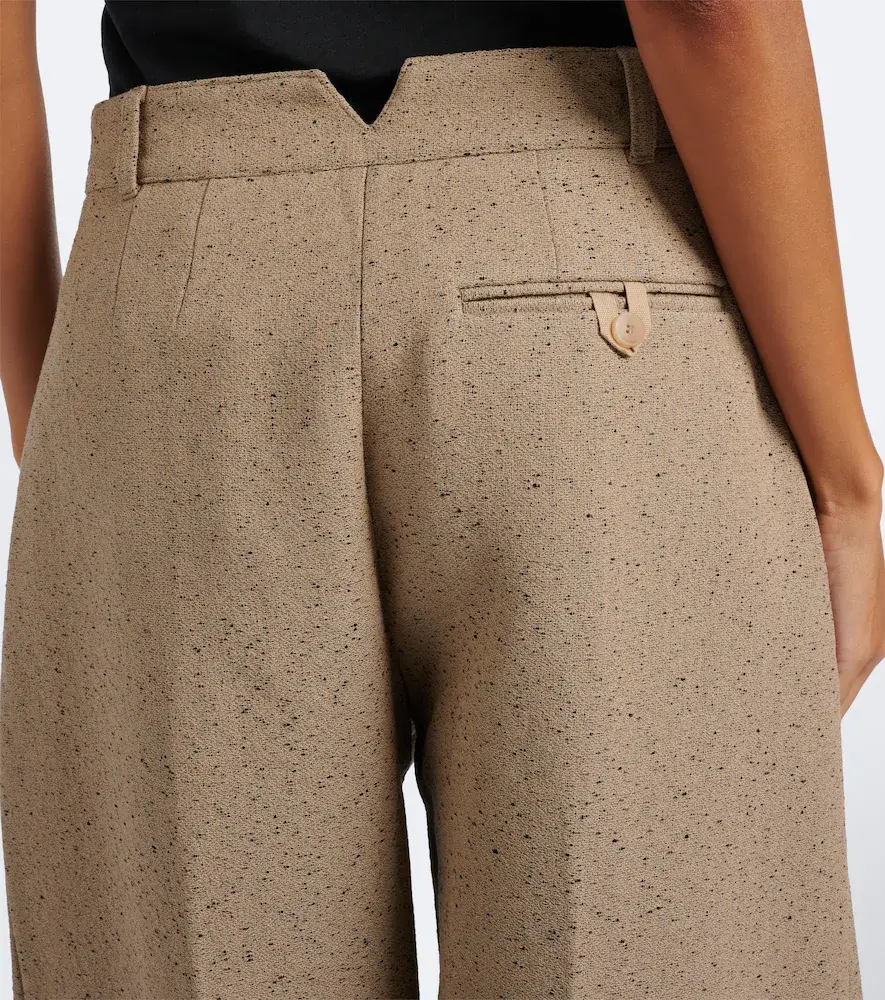 Jacquemus Ovalo cotton and wool-blend barrel-leg pants | Thumbnail 2 Jacquemus Ovalo cotton and wool-blend barrel-leg pants | Thumbnail 2