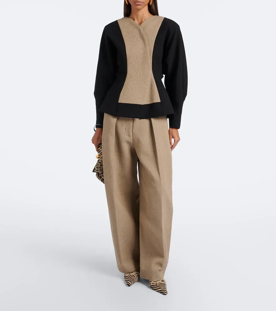 Jacquemus Ovalo cotton and wool-blend barrel-leg pants | Thumbnail 6 Jacquemus Ovalo cotton and wool-blend barrel-leg pants | Thumbnail 6