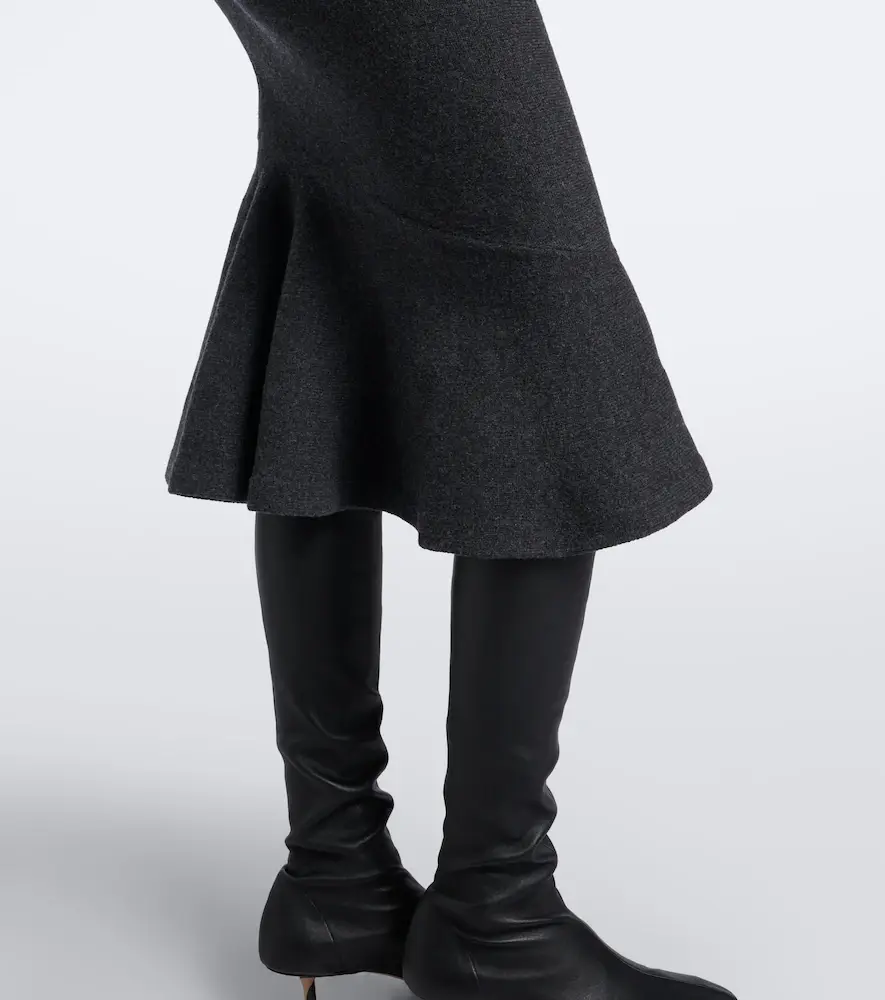 Jacquemus Fiocco wool and cashmere midi skirt | Thumbnail 2 Jacquemus Fiocco wool and cashmere midi skirt | Thumbnail 2