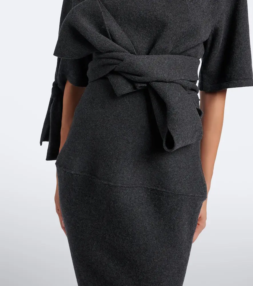 Jacquemus Fiocco wool and cashmere midi skirt | Thumbnail 3 Jacquemus Fiocco wool and cashmere midi skirt | Thumbnail 3