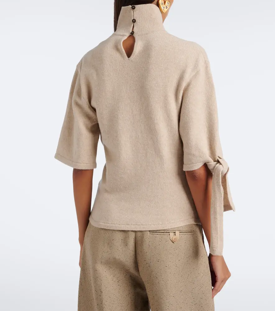 Jacquemus Fiocco wool and cashmere turtleneck sweater | Thumbnail 4