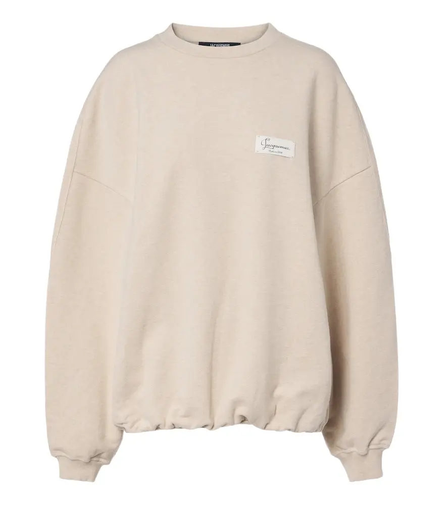 Corso oversized cotton fleece sweatshirt