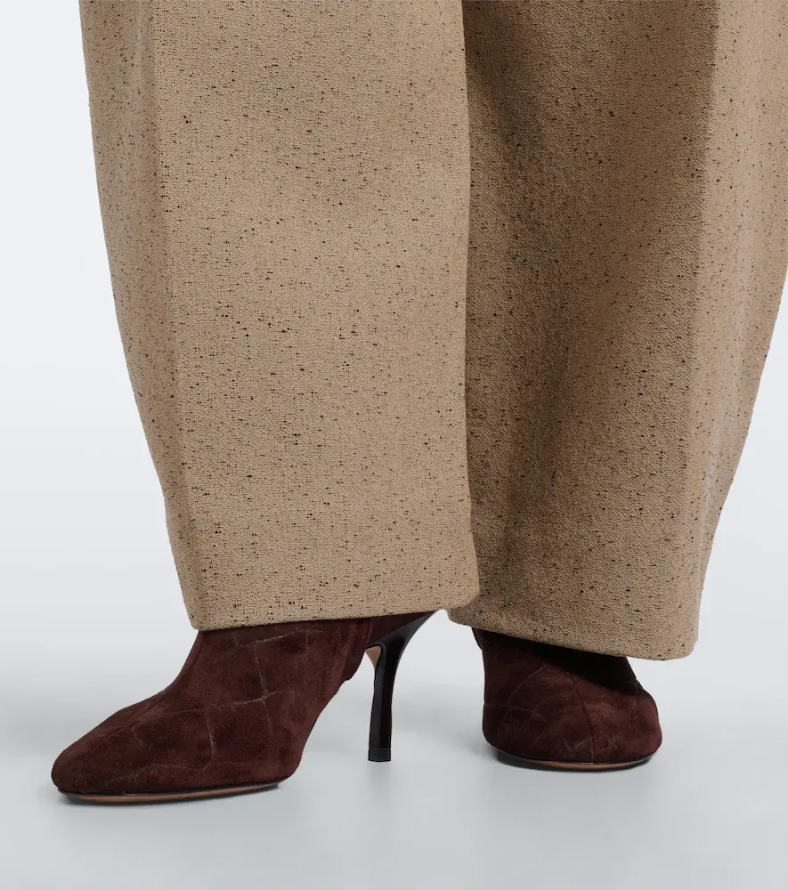 Jacquemus Collant croc-effect suede ankle boots | Thumbnail 6 Jacquemus Collant croc-effect suede ankle boots | Thumbnail 6