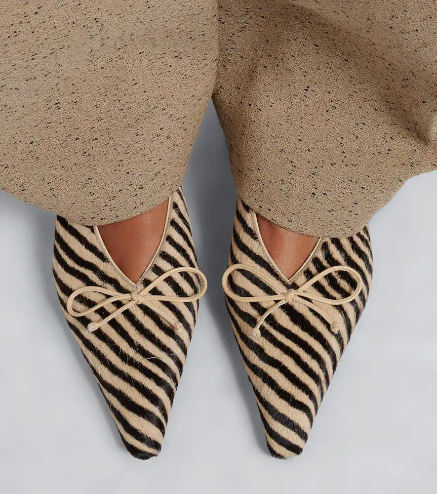 Jacquemus Cubisto calf hair slingback pumps | Thumbnail 5 Jacquemus Cubisto calf hair slingback pumps | Thumbnail 5
