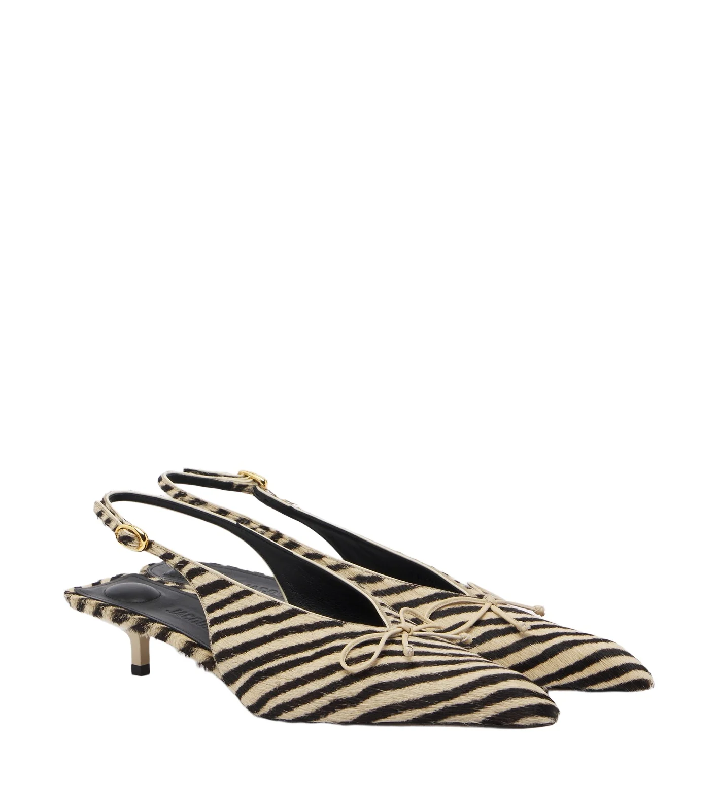 Cubisto calf hair slingback pumps