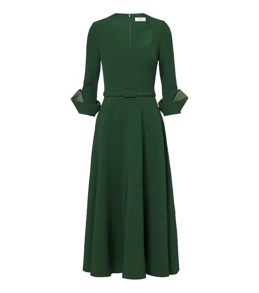 Safiyaa Ellis crêpe cocktail dress