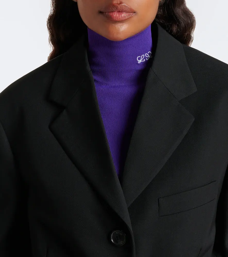 Loewe Double L double-breasted wool blazer | Thumbnail 3 Loewe Double L double-breasted wool blazer | Thumbnail 3
