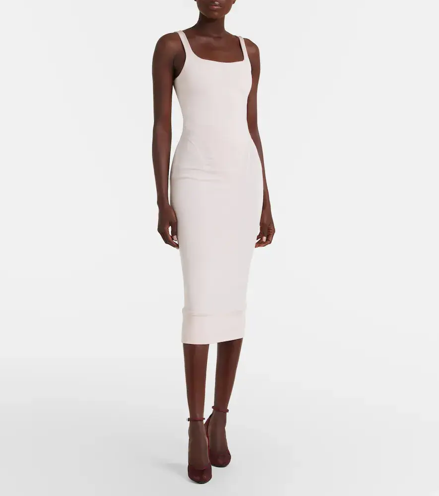 Alaïa Alaïa Knitted jersey midi dress | Thumbnail 2 Alaïa Alaïa Knitted jersey midi dress | Thumbnail 2