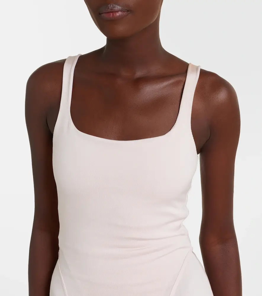 Alaïa Alaïa Knitted jersey midi dress | Thumbnail 4 Alaïa Alaïa Knitted jersey midi dress | Thumbnail 4