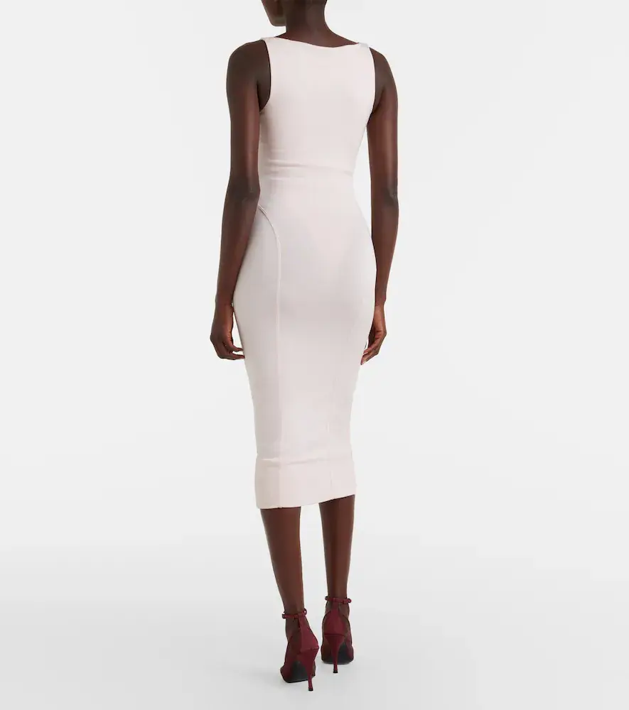 Alaïa Alaïa Knitted jersey midi dress | Thumbnail 5 Alaïa Alaïa Knitted jersey midi dress | Thumbnail 5