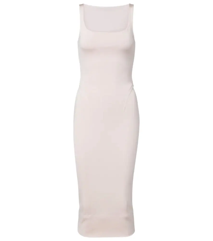 Alaïa Knitted jersey midi dress
