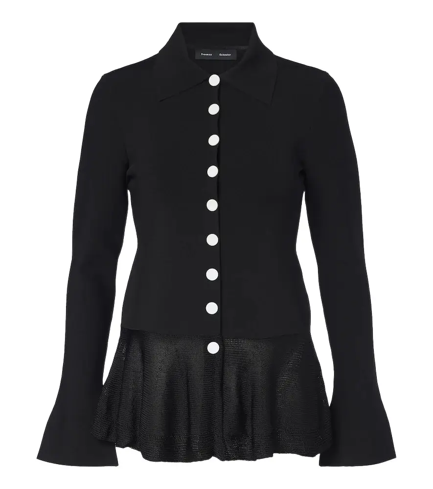 Martina ruffled cardigan