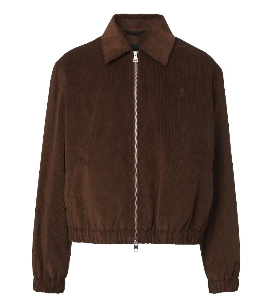 Ami de Coeur cotton corduroy blouson jacket