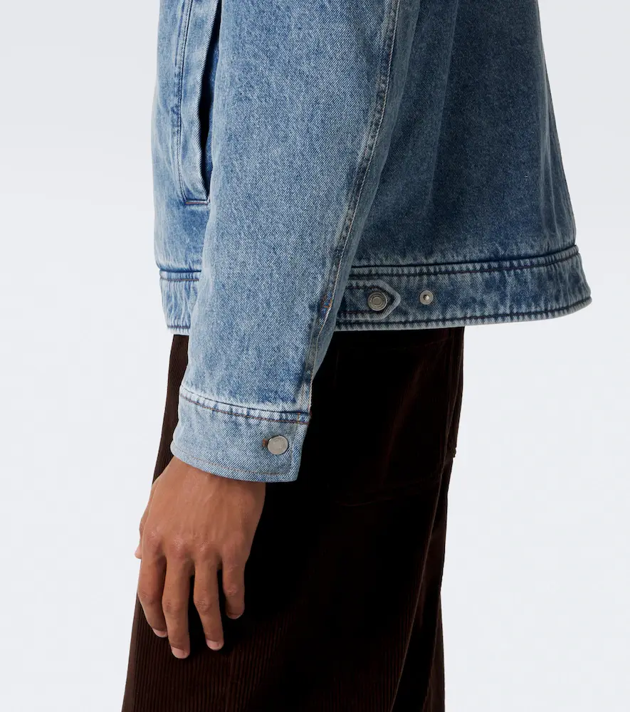 AMI PARIS Ami de Coeur corduroy-trimmed denim jacket | Thumbnail 2 AMI PARIS Ami de Coeur corduroy-trimmed denim jacket | Thumbnail 2