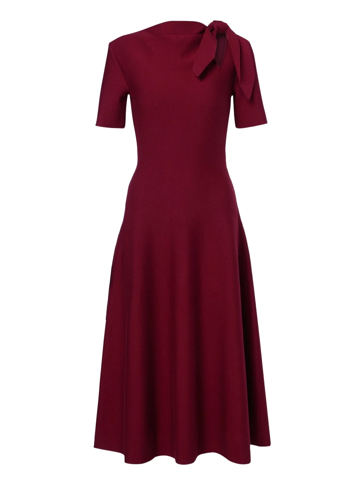 Cutout wool-blend midi dress Cutout wool-blend midi dress