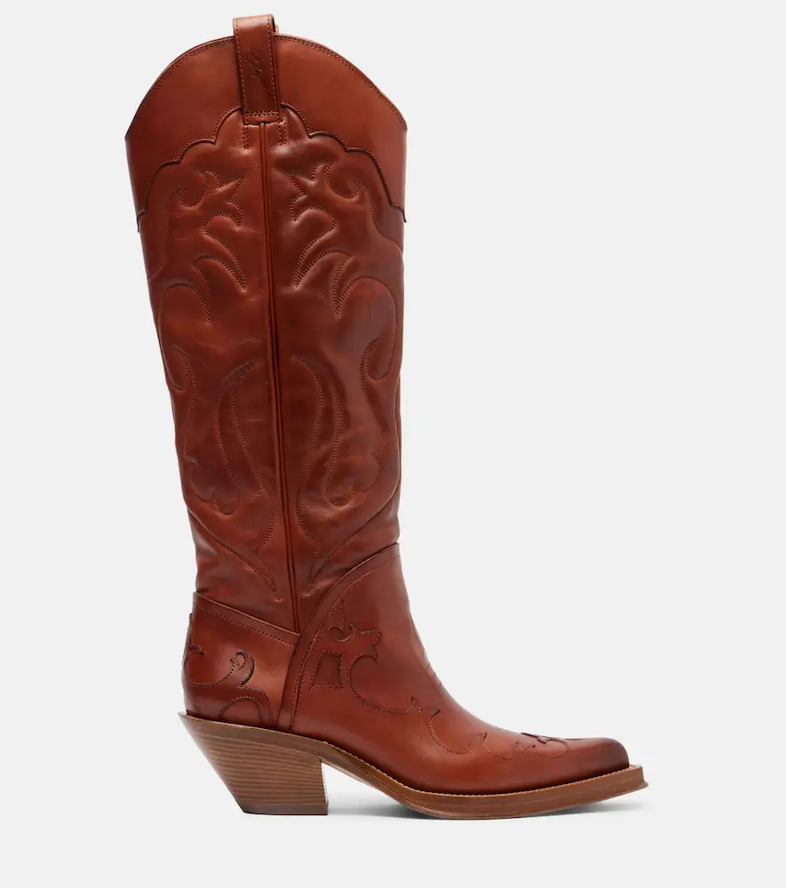 Gabriela Hearst Capitana leather cowboy boots | Thumbnail 3