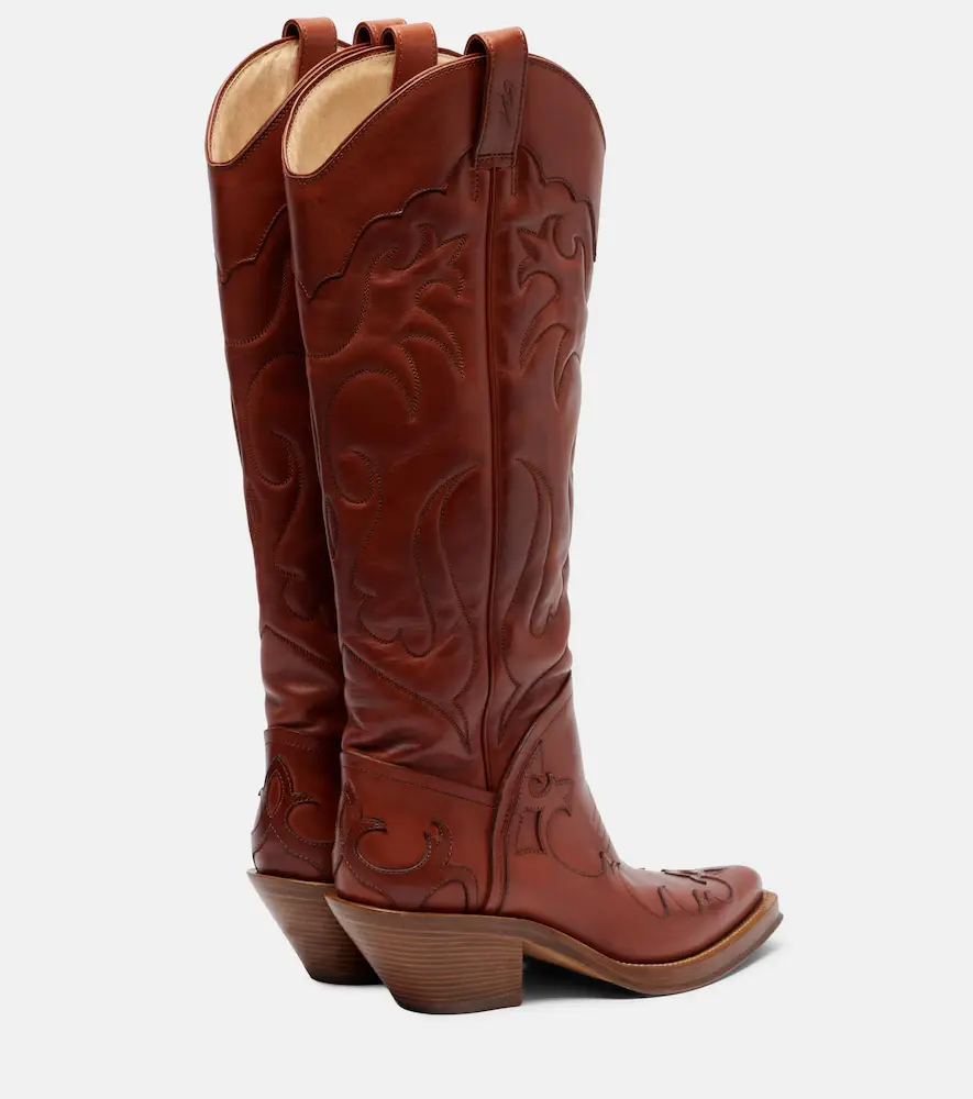 Gabriela Hearst Capitana leather cowboy boots | Thumbnail 4