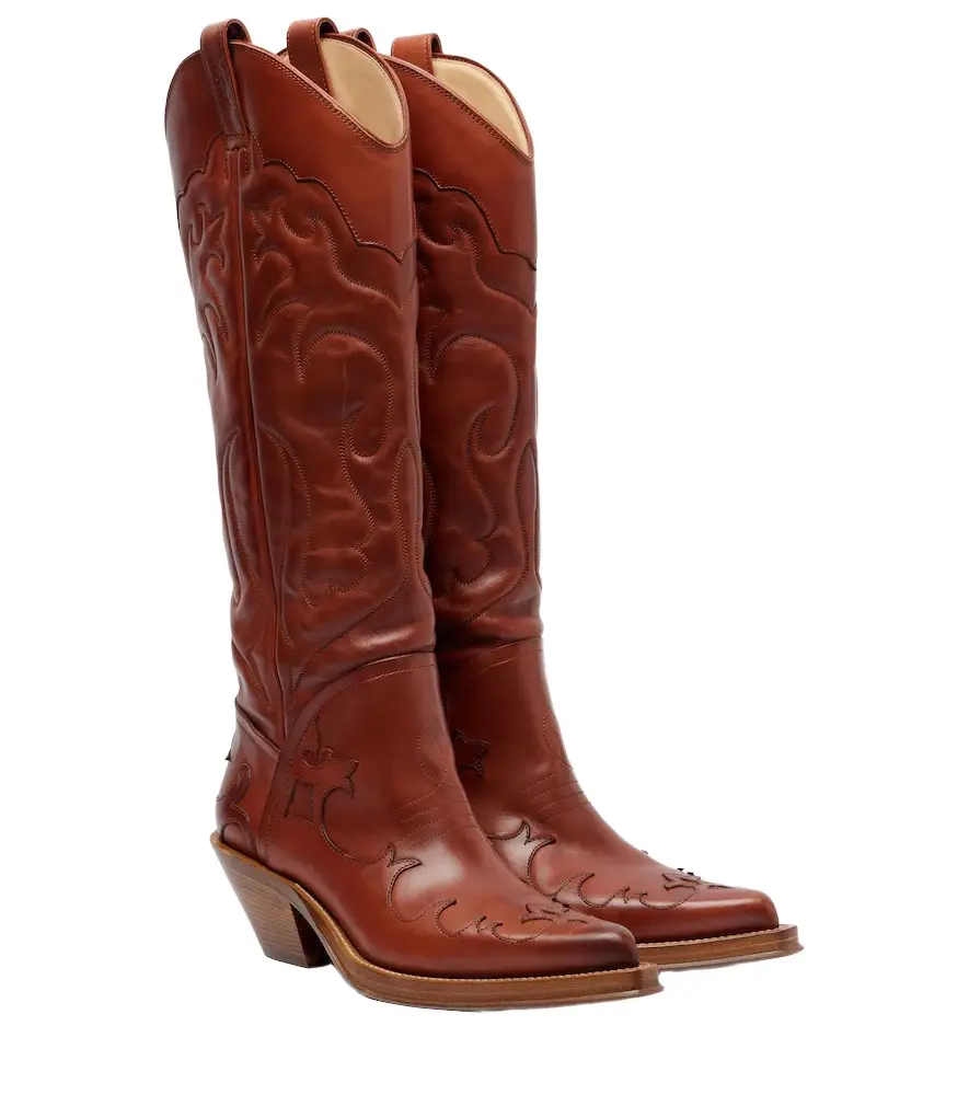 Capitana leather cowboy boots