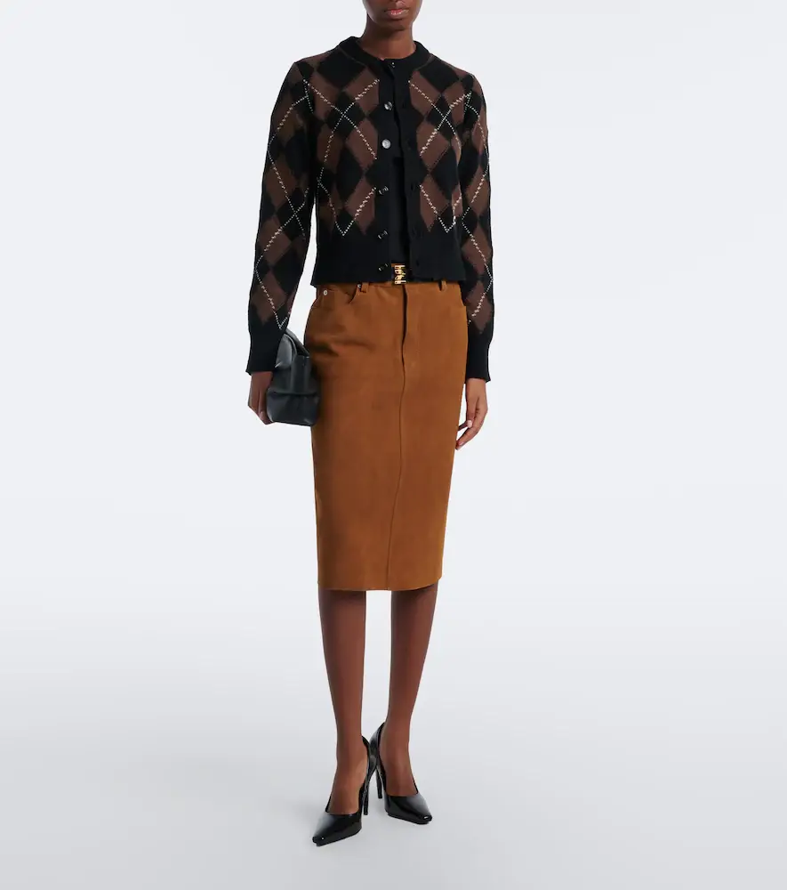 AMI PARIS Argyle virgin wool cardigan | Thumbnail 6 AMI PARIS Argyle virgin wool cardigan | Thumbnail 6