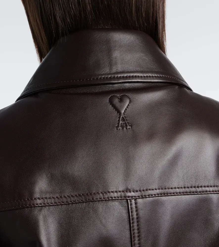 AMI PARIS Leather jacket | Thumbnail 4 AMI PARIS Leather jacket | Thumbnail 4