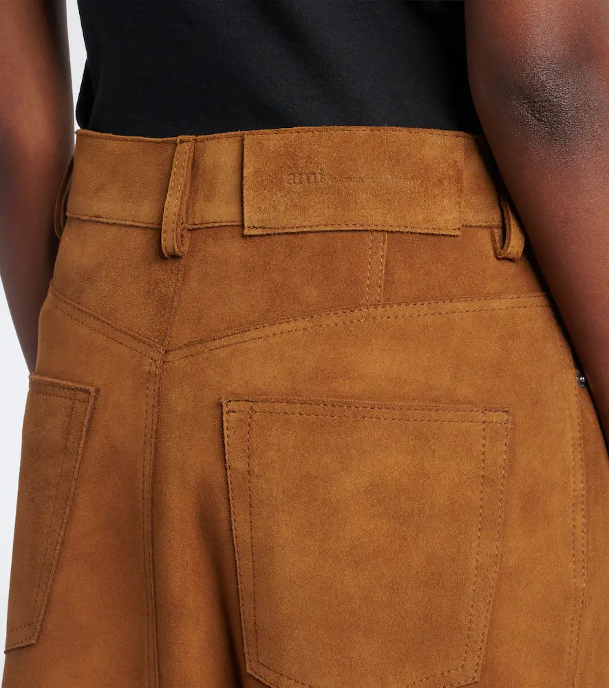 AMI PARIS Suede midi skirt | Thumbnail 3 AMI PARIS Suede midi skirt | Thumbnail 3