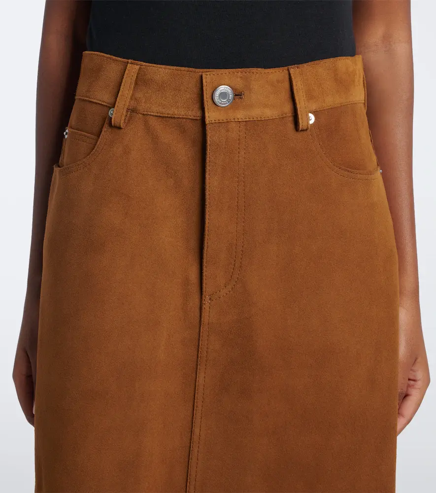 AMI PARIS Suede midi skirt | Thumbnail 5 AMI PARIS Suede midi skirt | Thumbnail 5