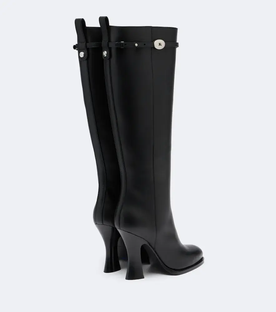 Burberry EKD leather knee-high boots | Thumbnail 4 Burberry EKD leather knee-high boots | Thumbnail 4
