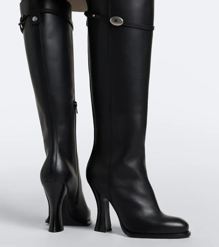 Burberry EKD leather knee-high boots | Thumbnail 5 Burberry EKD leather knee-high boots | Thumbnail 5