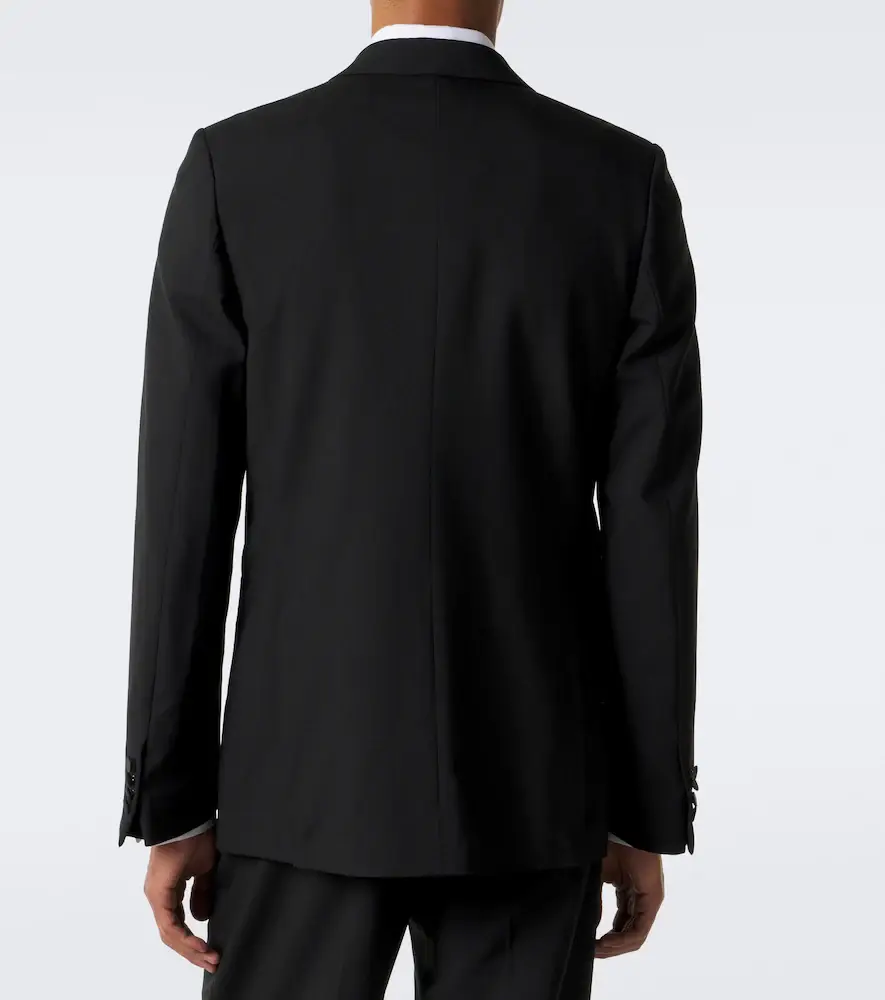 Dries Van Noten Double-breasted wool and silk-blend blazer | Thumbnail 6 Dries Van Noten Double-breasted wool and silk-blend blazer | Thumbnail 6