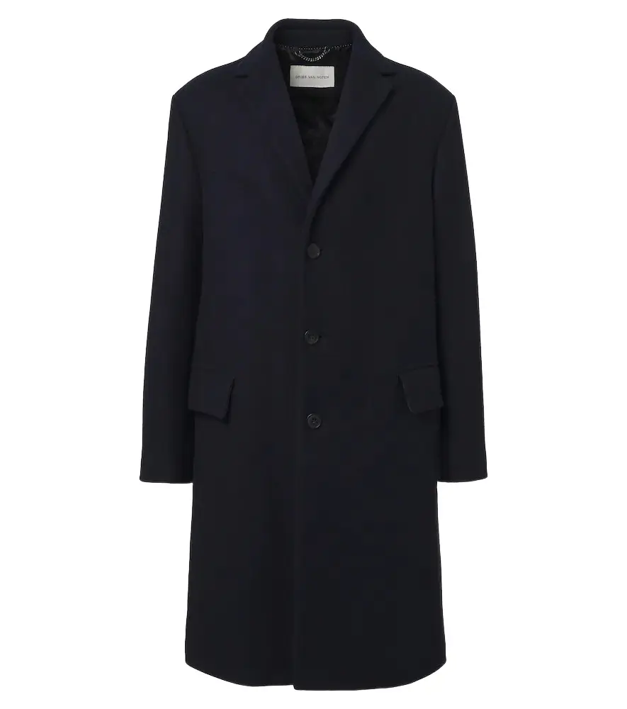 Dries Van Noten Wool-blend coat