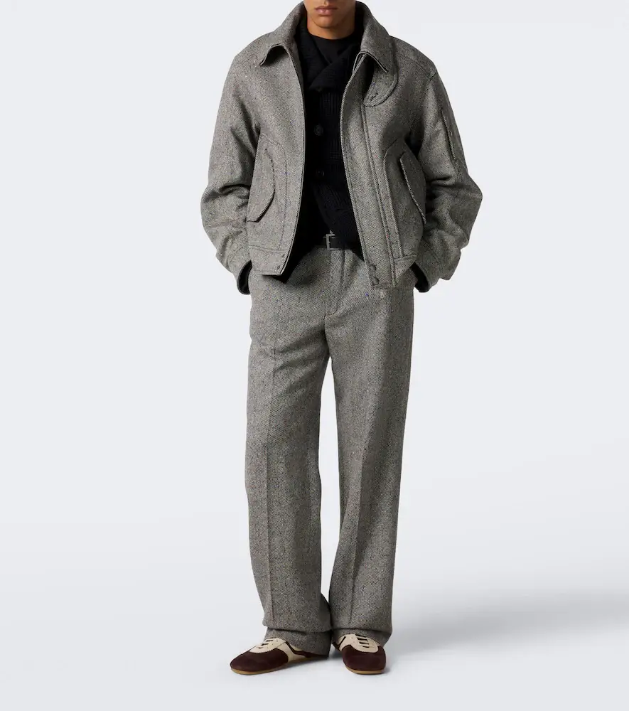 Dries Van Noten Checked wool jacket | Thumbnail 5