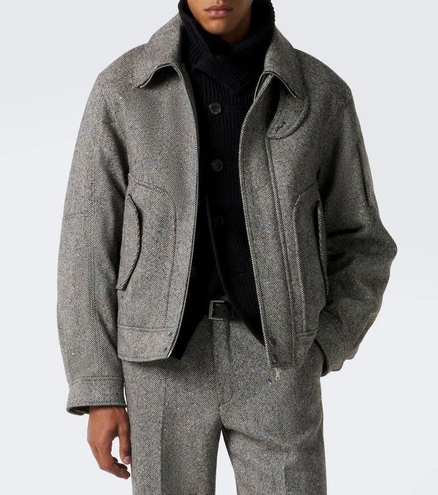 Dries Van Noten Checked wool jacket | Thumbnail 7