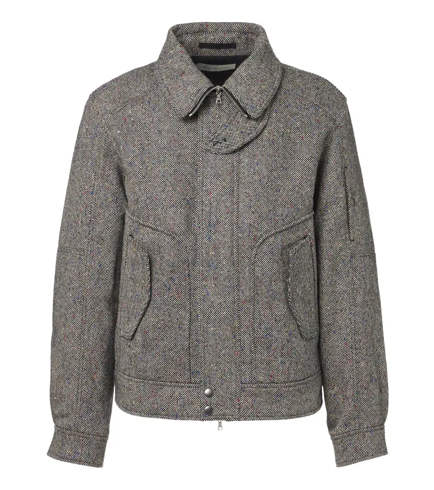 Dries Van Noten Checked wool jacket