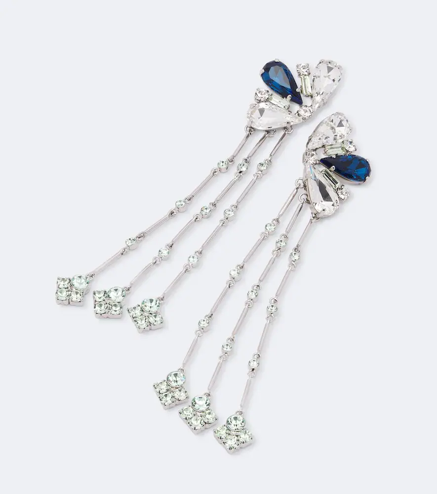 Rabanne Crystal-embellished drop earrings | Thumbnail 3 Rabanne Crystal-embellished drop earrings | Thumbnail 3