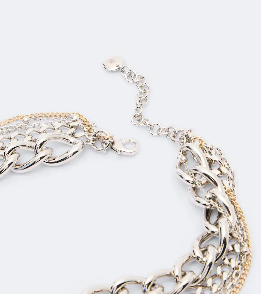 Rabanne Layered chain necklace | Thumbnail 3 Rabanne Layered chain necklace | Thumbnail 3