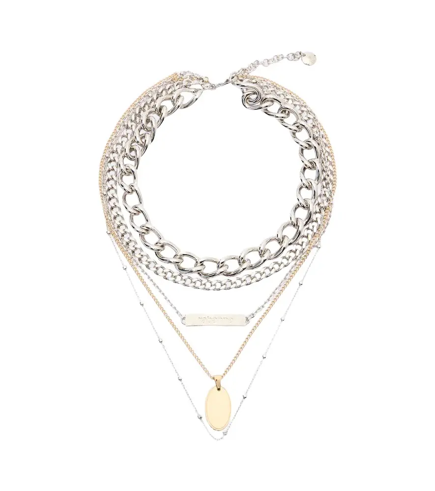 Layered chain necklace
