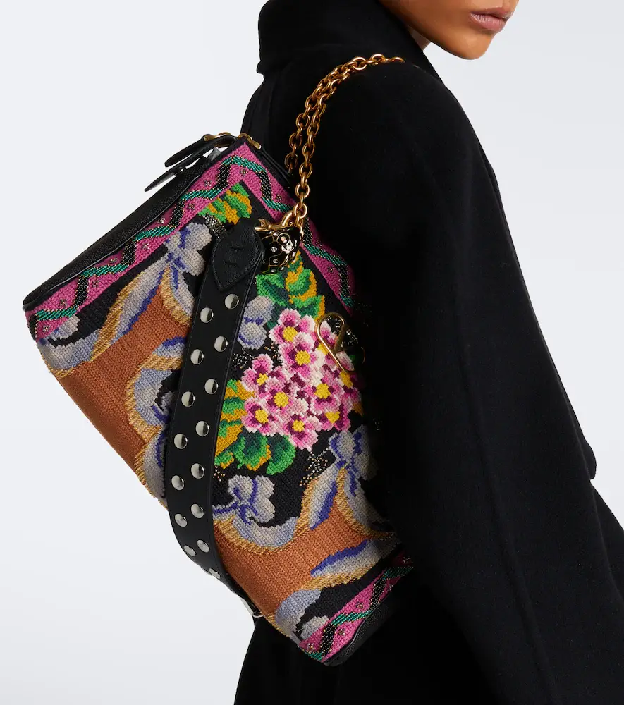 Valentino Garavani Panthea Medium embroidered shoulder bag | Thumbnail 7 Valentino Garavani Panthea Medium embroidered shoulder bag | Thumbnail 7