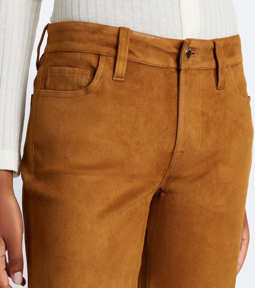 7 For All Mankind Dojo suede flared pants | Thumbnail 3 7 For All Mankind Dojo suede flared pants | Thumbnail 3