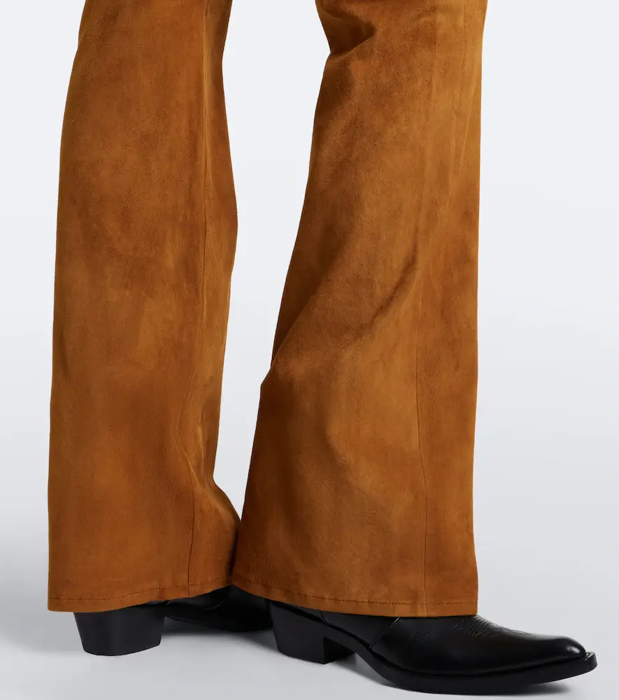 7 For All Mankind Dojo suede flared pants | Thumbnail 4 7 For All Mankind Dojo suede flared pants | Thumbnail 4