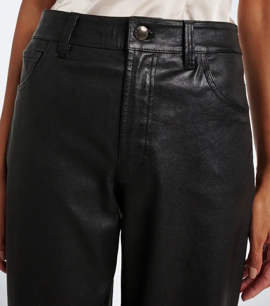 7 For All Mankind Stovepipe leather straight pants | Thumbnail 5 7 For All Mankind Stovepipe leather straight pants | Thumbnail 5