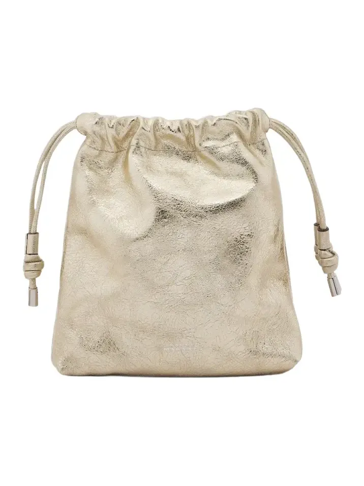 Silven Mini metallic leather crossbody bag Silven Mini metallic leather crossbody bag
