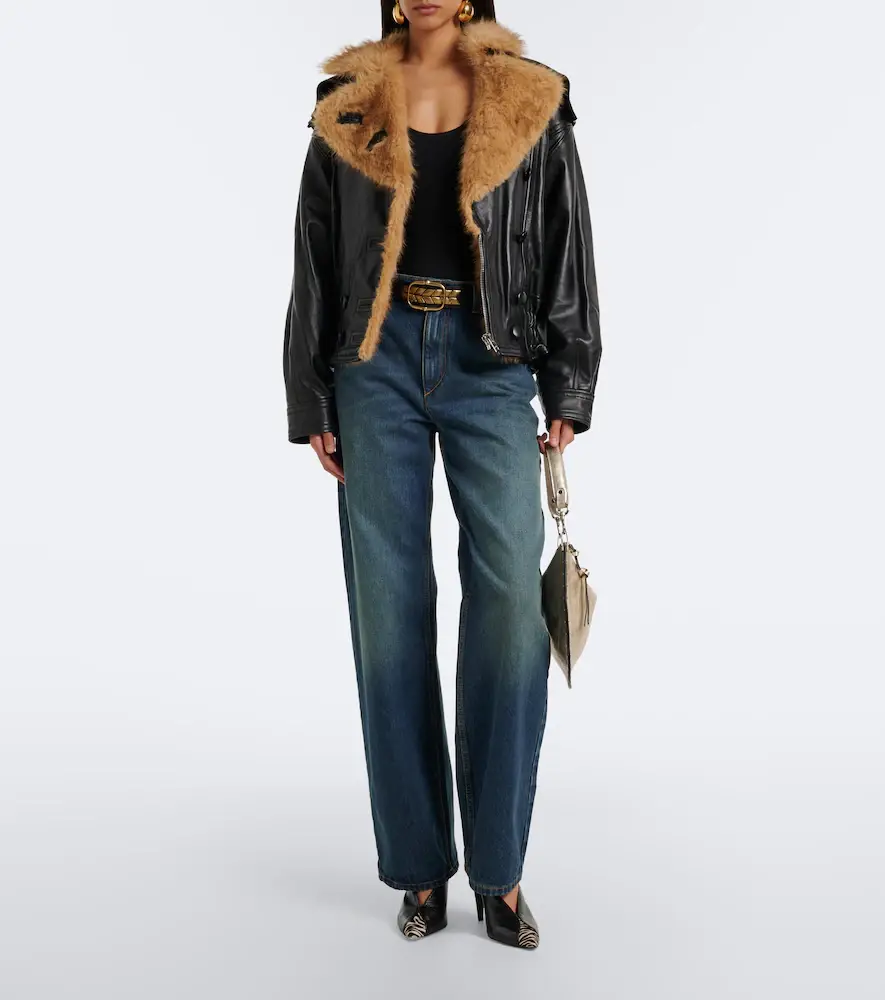 Isabel Marant Oskan Soft Medium leather shoulder bag | Thumbnail 4