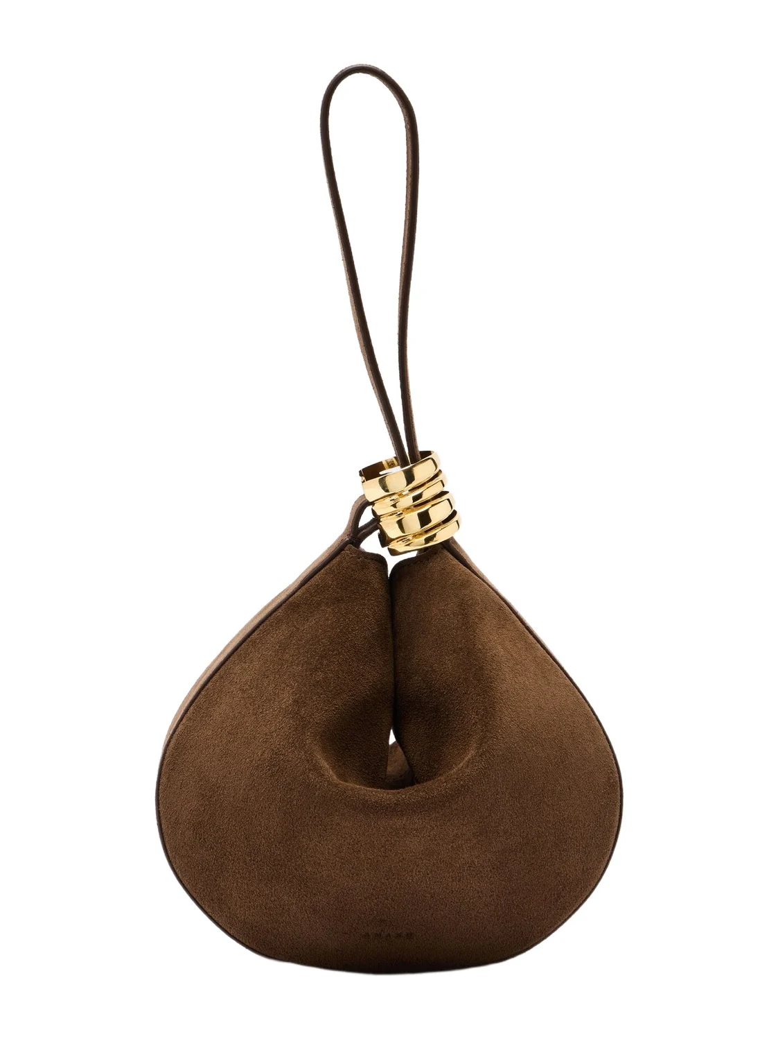 AMANU Zambia suede top-handle bag