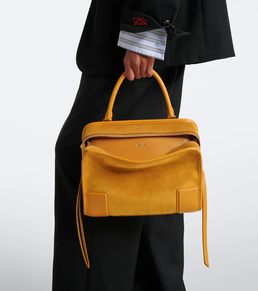 Loewe Amazona 180 Medium suede top-handle bag | Thumbnail 5 Loewe Amazona 180 Medium suede top-handle bag | Thumbnail 5