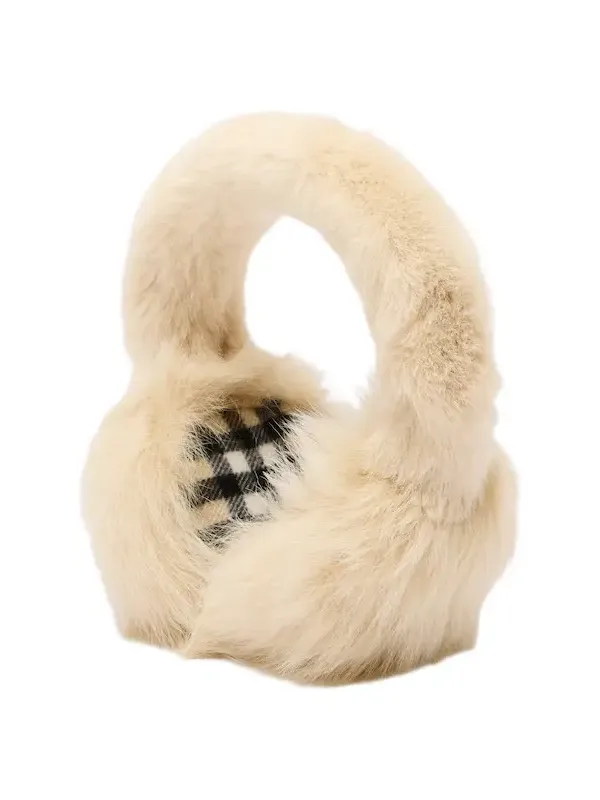 Shearling earmuffs