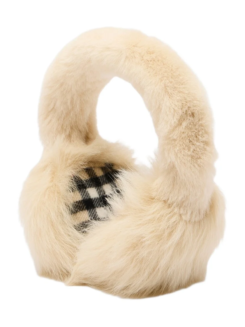 Shearling earmuffs